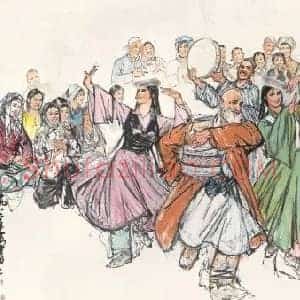 黄胄《黄胄高清作品》现代书画作品图片赏析