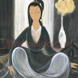 林风眠《林风眠一张彩票改变一生》现代书画作品图片赏析