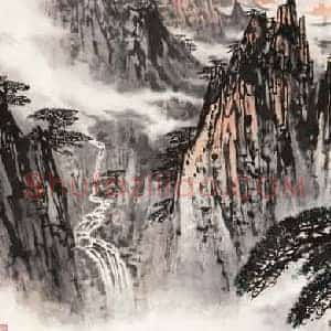 宋文治《宋文治画笔下的黄山》现代书画作品图片赏析