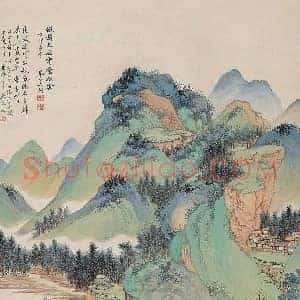 吴琴木《吴琴木山水画》现代书画作品图片赏析