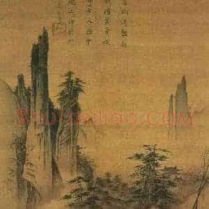 皴法《常用的皴法》历代书画作品图片赏析