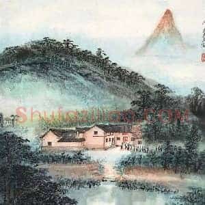 唐云《唐云山水画》现代书画作品图片赏析