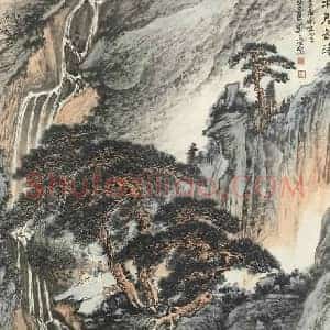 郑午昌《郑午昌山水画》现代书画作品图片赏析
