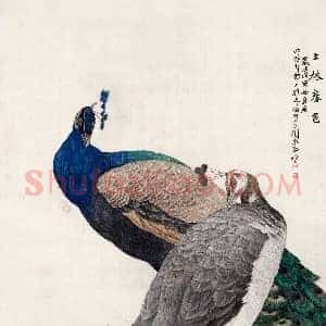 刘奎龄《上林春色图 》国画作品高清图片赏析