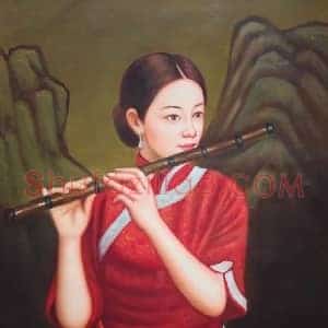 陈逸飞《浅谈陈逸飞的聪明创作》当代书画作品图片赏析