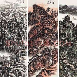 龙瑞《龙瑞山水画拍卖价格》当代书画作品图片赏析