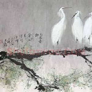 秦天柱《秦天柱花鸟画》当代书画作品图片赏析