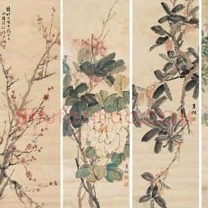 陈东湖《陈东湖花鸟》现代书画作品图片赏析