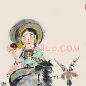 程十发《程十发画价格》现代书画作品图片赏析