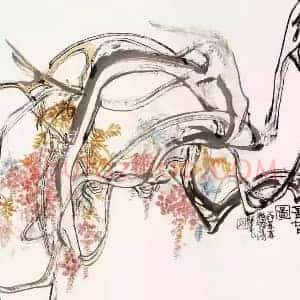 程十发《程十发最美人物画》现代书画作品图片赏析