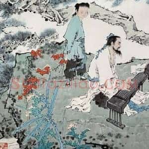范曾《范曾广陵散》当代书画作品图片赏析