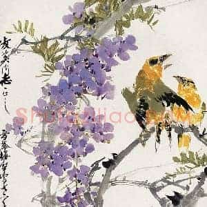 颜梅华《颜梅华花鸟》当代书画作品图片赏析