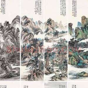 陆恢《吴湖帆老师陆恢字画价格》近代书画作品图片赏析