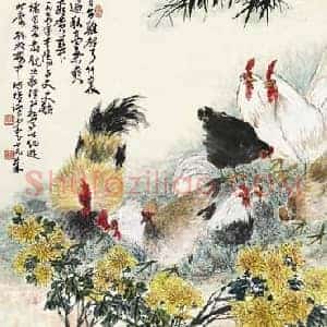 谭少云《谭少云花鸟》现代书画作品图片赏析