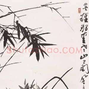 蒋风白《蒋风白兰竹》现代书画作品图片赏析