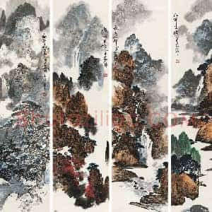 雷正民《雷正民山水画》当代书画作品图片赏析
