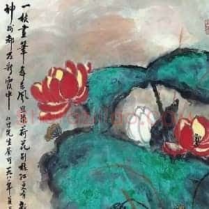 刘海粟《刘海粟美术不能商品化》现代书画作品图片赏析
