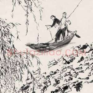 黄胄《黄胄笔下的小动物》现代书画作品图片赏析