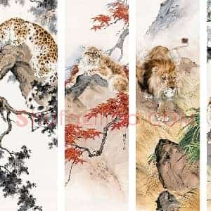 刘继卣《刘继卣作品市场价格》现代书画作品图片赏析