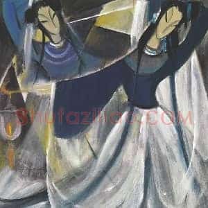 林风眠《林风眠宝莲灯》现代书画作品图片赏析