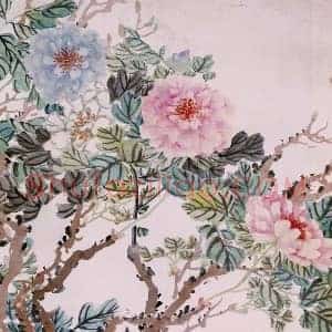 赵之谦《赵之谦牡丹图》清代书画作品图片赏析