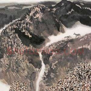 方济众《方济众山水画》现代书画作品图片赏析