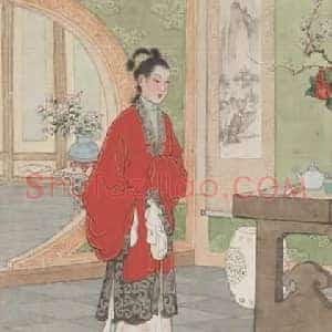 任率英《任率英桃花扇》现代书画作品图片赏析