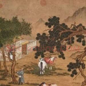 郎世宁《郎世宁字画价格》清代书画作品图片赏析
