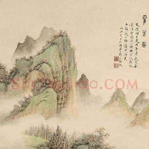 张石园《张石园山水画》现代书画作品图片赏析