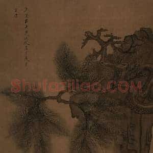 陈洪绶工笔仕女画《斗草图》国画作品高清图片赏析