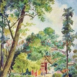 《浅析中国水彩画的本土性》当代书画作品图片赏析