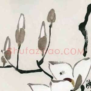 齐白石《齐白石玉兰蜜蜂真伪鉴别》现代书画作品图片赏析