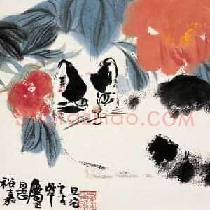 刘旦宅《刘旦宅花鸟画》现代书画作品图片赏析