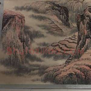 石鲁丈二钜制《改天换地》国画作品高清图片赏析