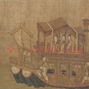 顾恺之《顾恺之洛神赋图》东晋书画作品图片赏析