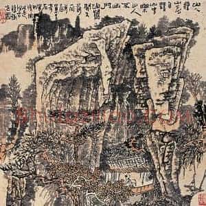 黄秋园《绘画奇人黄秋园100幅》现代书画作品图片赏析