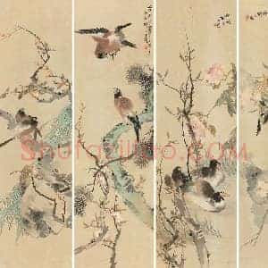 胡术《胡术作品》清代书画作品图片赏析