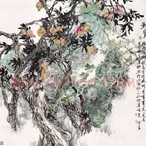 王明明《王明明花鸟》当代书画作品图片赏析