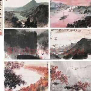 傅抱石《傅抱石最贵作品》现代书画作品图片赏析