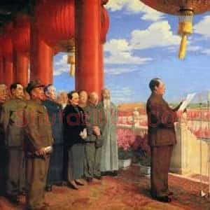 毛主席画像《毛主席画像》现代书画作品图片赏析