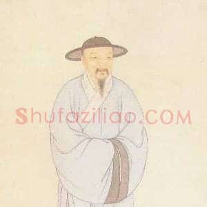 赵孟頫《赵孟頫秋郊饮马图》元代书画作品图片赏析