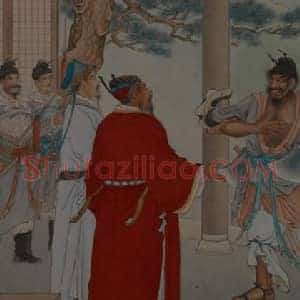 卜孝怀《卜孝怀连环画李逵闹东京》现代书画作品图片赏析