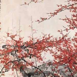关山月《关山月最贵梅花》现代书画作品图片赏析