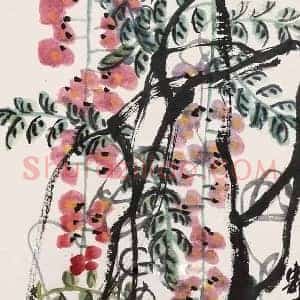 名家紫藤花《名家笔下的紫藤花》历代书画作品图片赏析