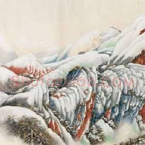 贺天健《贺天健作品价格》现代书画作品图片赏析