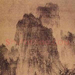 李成《李成晴峦萧寺图》宋代书画作品图片赏析