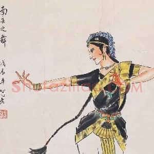 阿老《阿老人物画》当代书画作品图片赏析