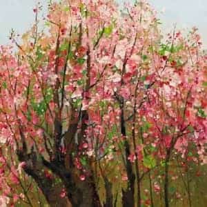 吴冠中《吴冠中花卉作品拍卖》当代书画作品图片赏析