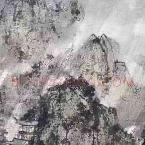金陵五大家《傅抱石等金陵五大家山水画》现代书画作品图片赏析