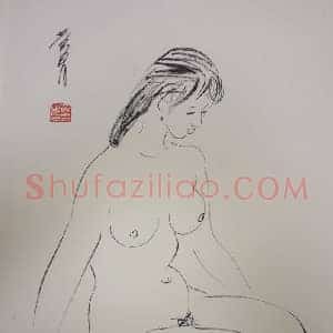 黄胄人物速写册页，出神入化 国画作品高清图片赏析